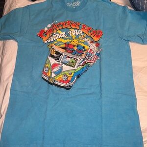 Blue greatful dead summer tour graphic tee